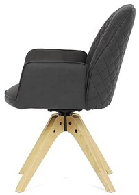 Autronic BONTEC Jedálenská stolička, čierna, látka, HC-539 BK3 Farba: Čierna