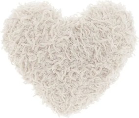 Dekoratívny vankúšik ROMEO HEART 45x45 cm, krémový