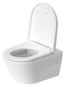 Duravit D-Neo - Závesné WC Duravit Rimless® s HygieneGlaze 540x370 mm, upevnenie Durafix, biela 2577092000