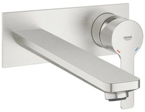 Umývadlová batéria Grohe Lineare bez podomietkového telesa supersteel 23444DC1