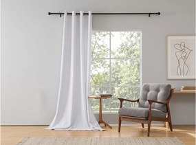 Záves OXFORD LIGHT 140x250 cm, biely Zavesenie: Riasiaca páska