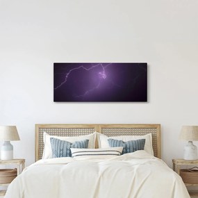 Obraz blesku na oblohe (120x50 cm)