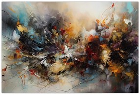 Obraz - Abstraktná grafika (90x60 cm)