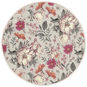 Prateľný okrúhly koberec vhodný pre robotické vysávače ø 80 cm Comfort – Mila Home