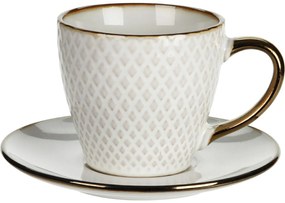 Keramická šálka s podšálkou Queen2 210 ml