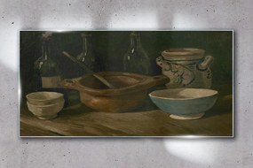 Skleneny obraz Keramika fľašu van gogh