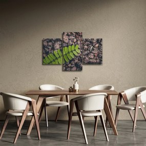Obraz zelenej rastliny (90x60 cm)