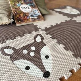 Detská penová puzzle podlaha z 6 dielov KOLOUŠOK