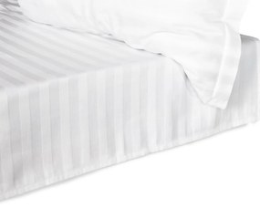 BAMBUSOVÉ PRESTIERADLO STRIPE 220X260 CM BIELE