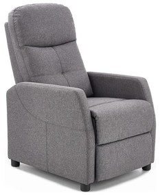 Polohovateľné kreslo FELIPE šedá