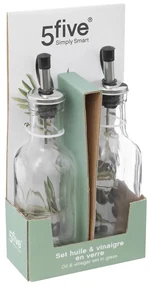 Sklenená fľaša na olej/ocot Twin 160 ml sada 2ks