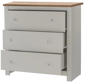 Sivá vysoká komoda 81x35 cm Emerald – Støraa