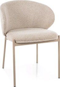 Jedálenská stolička KIOTO, kašmír/svetlobéžová