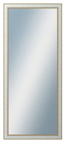 DANTIK - Zrkadlo v rámu, rozmer s rámom 60x140 cm z lišty DOPRODEJMETAL bielozlatá (3023)