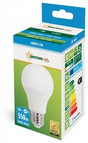 Toolight - LED studená žiarovka E-27 230V 7W 500lm 13899, OSW-01005