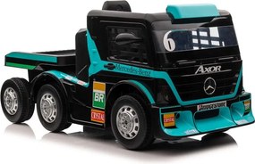 LEAN CARS Batériový automobil Mercedes + náves XMX622B LCD modrý