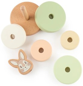 Bieco - Drevená stohovacia veža - králiček Fine