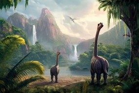 Tapeta krajina dinosaurov - 225x150