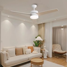 Immax NEO 07284L - LED+CCT, stmievateľný stropný ventilátor VARIABLE 24W/230V, Wi-Fi Tuya + diaľkové ovládanie