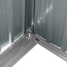 Záhradný domček BestBerg ZDSL-6A / 6,6 m² / 238 x 279 x 203 cm / sivá