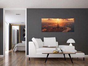 Obraz - Dopravné lietadlo (120x50 cm)