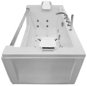 M-SPA - Kúpeľňová vaňa s hydromasážou 175 x 85 x 60 cm