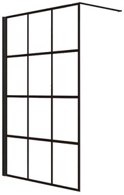 Sprchová stena Walk-In Metro 130x195 black