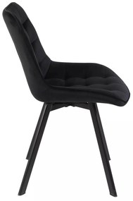 Sametová jídelní židle Monti - výber z 4 prevedení