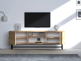 TV stolík/skrinka Mupule (dub zafírový) . Vlastná spoľahlivá doprava až k Vám domov. 1095393