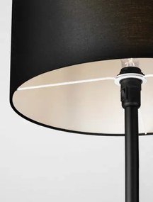 LED čierna stojaca lampa Sibnia