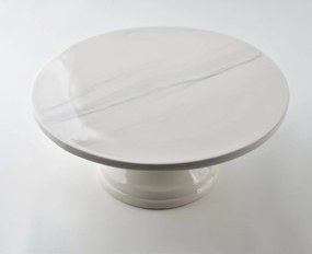 Porcelánový podnos LOUISE GREY Patera 25 cm biely