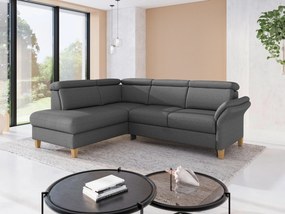 XXXLutz ROHOVÁ SEDAČKA, textil, tmavosivá Sit & More - Sedačky - 00014402574R