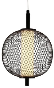 LED závesný luster na lanku PUMA LED/10W/230V pr. 20 cm čierny