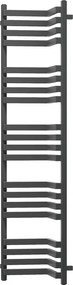 Mexen Loop, kúpeľňový radiátor 1600 x 375 mm, 837 W, grafitová, W129-1600-350-00-66