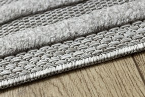 Koberec SANTO SIZAL 0999 Geometrický, sivý
