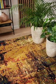 Koberec Agnella Deco Izumi zlatý