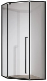 Sprchový kút päťuhlová Light 80x80x195 black