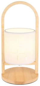 Globo 21506W - Stolná lampa NINJA 1xE14/40W/230V biela