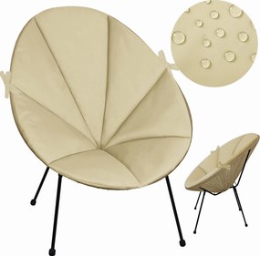 Podsedák do záhradného kresla ACAPULCO 91x72 cm - béžový