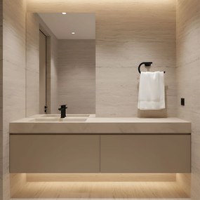 Rea Til, kúpeľňový vešiak na uteráky, čierna matná, REA-88067