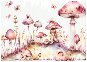 Obraz - Ružová víla (70x50 cm)