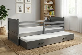 Posteľ s prístelkou RICO 2 190x90 Grafitová