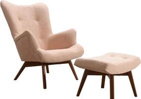 Kreslo Grande s podnožkou, Falcon23 / orech