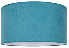 Duolla - Stropné svietidlo BRISTOL 1xE27/15W/230V pr. 45 cm tyrkysová/biela