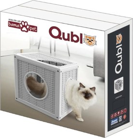 BAMA Modulárny prístrešok a preliezačka pre mačky QUBLO, farba hnedá