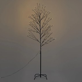 Vianočný stromček čierny 200 cm vrátane LED IP44 - Vixen