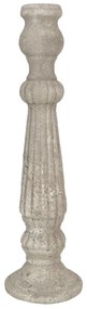 Béžový vintage cementový svietnik Florent - Ø 15*52 cm