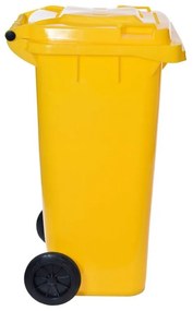 Smetiak na odpad 120 L - žltý