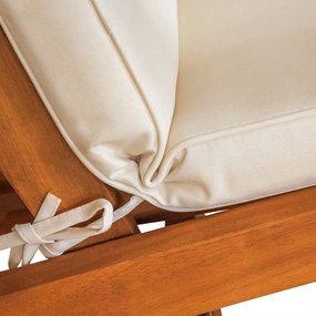 InternetovaZahrada Sada 2ks podušiek 118x45x7cm - krémová