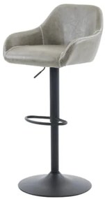 Barová stolička Autronic 51x108 cm sivá ekokoža AUB-716 GREY3